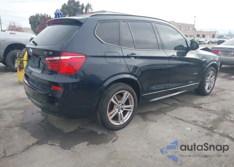2011 BMW X3 xDrive35I из США, поврежденный, VIN 5UXWX7C51BL734152